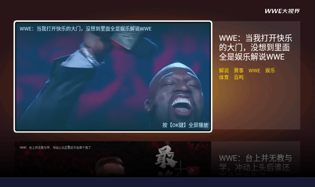 wwe大视界免费版