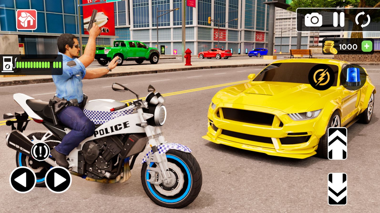 警察驾驶摩托车体验服版截图1
