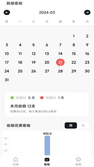 今日戒烟记录免费版截图1